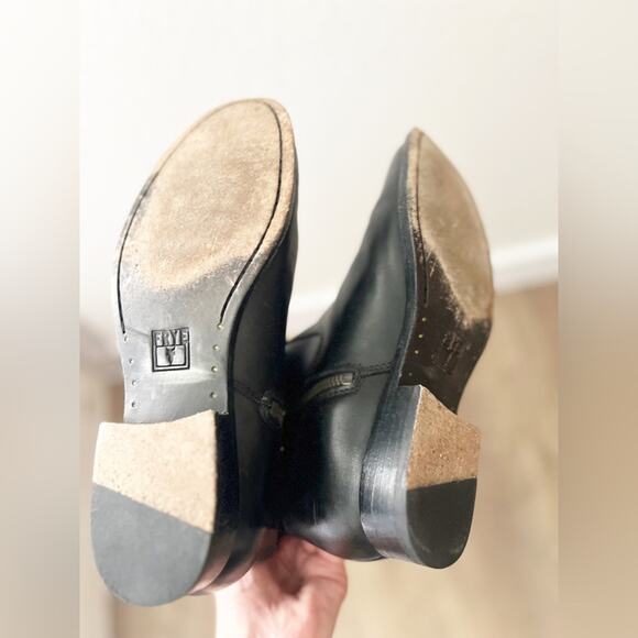 Frye Melissa Black Tall Leather Western Equestrian Riding Boots Women’s Size 7.5 - Picture 15 of 15